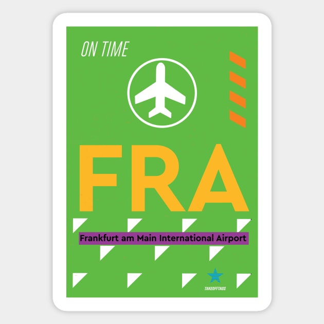 Airport Frankfurt FRA Sticker by Woohoo